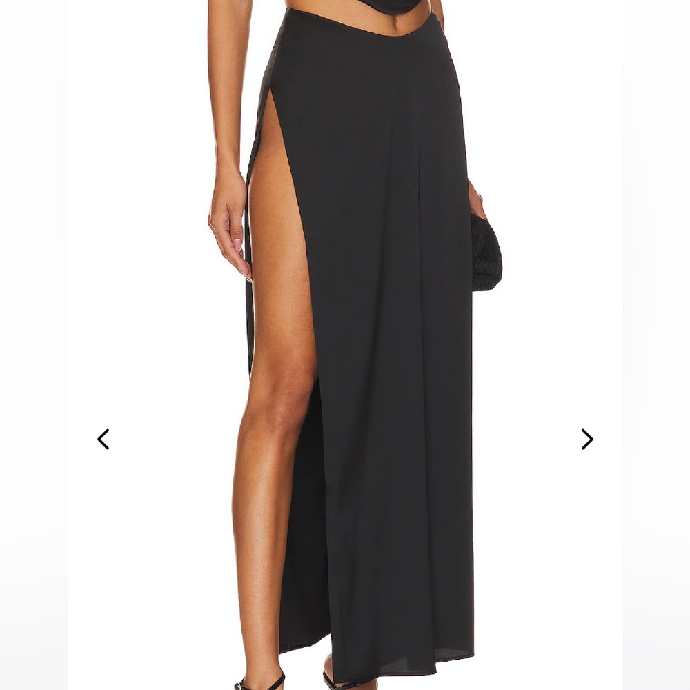 Lovers + Friends Black Maxi Skirt